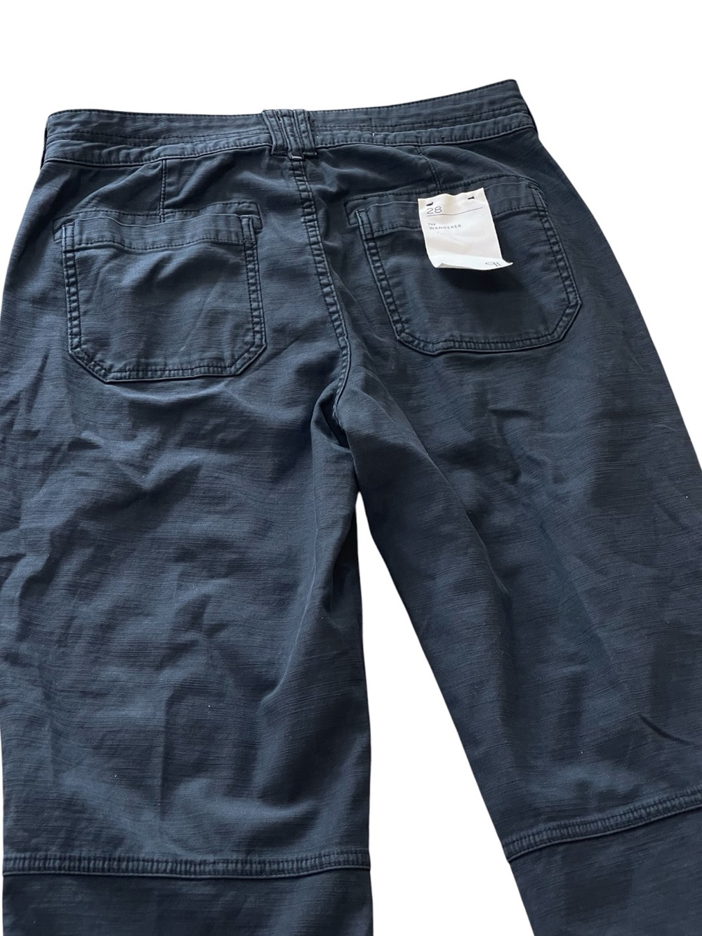 Anthropologie Pilcro Black Wash Carbon The Wanderer Utility Pants Sz 28 NWT - Picture 5 of 14